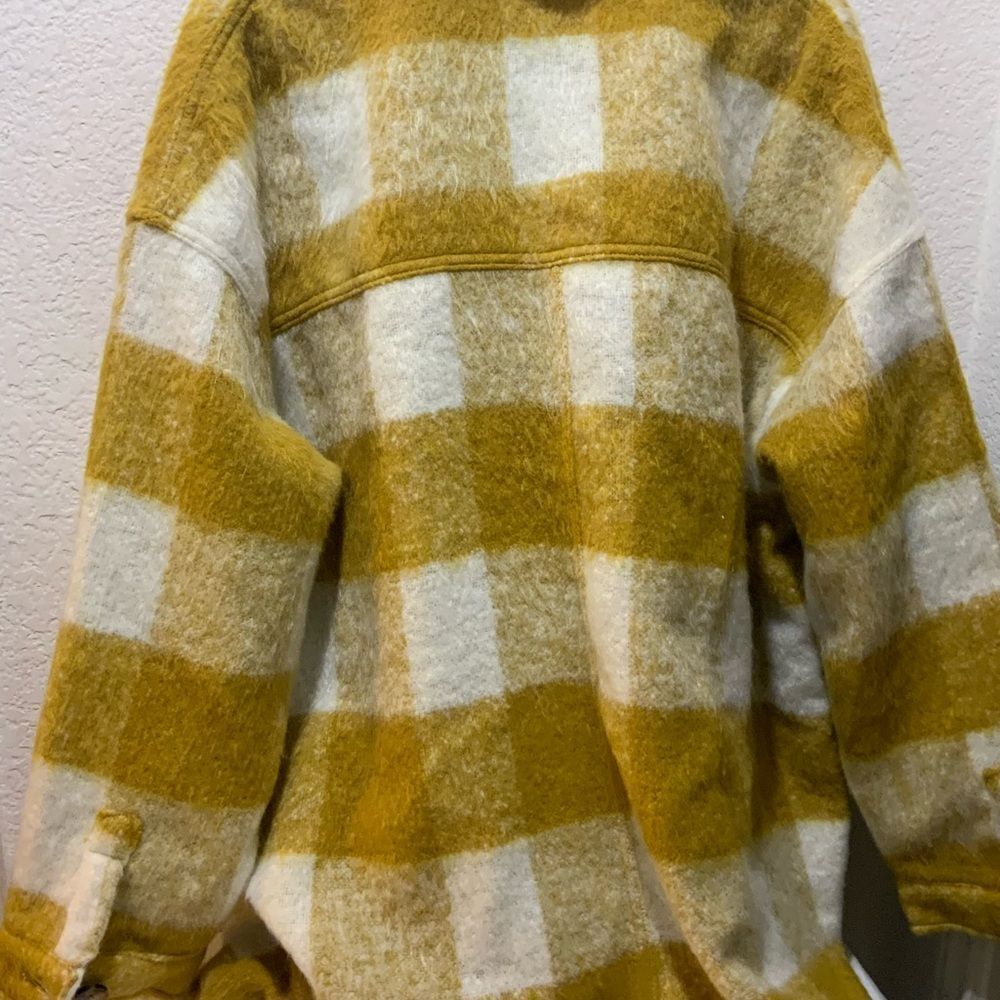 NWT Universal Thread Dragon Moss Plaid Brushed Sh… - image 6